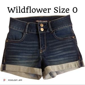 Cute Jean Shorts Size 0 WILDFLOWER